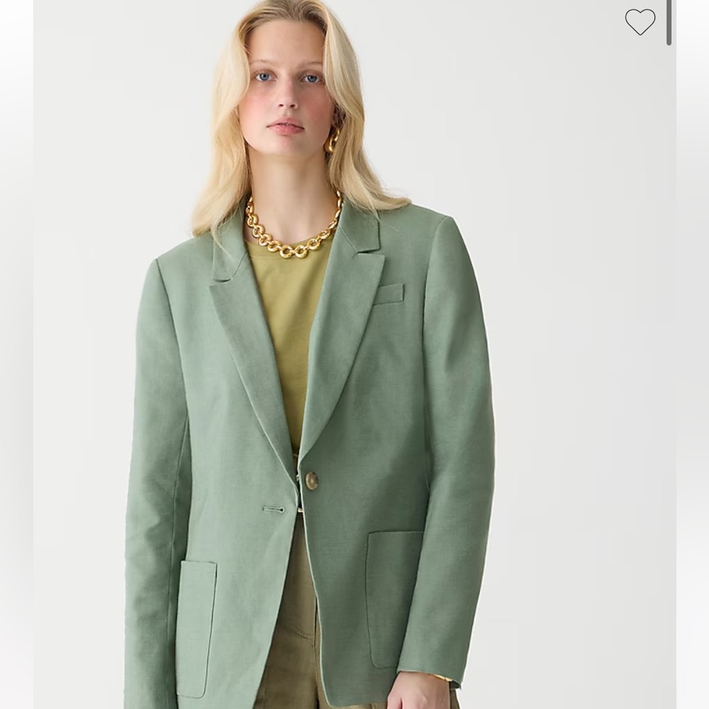 J. Crew Green Blazer